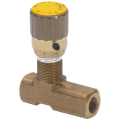 Unidirectional flow restrictor valve- Fine Adjustment