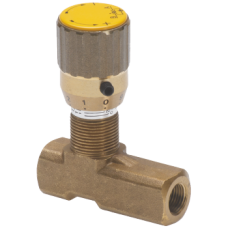 Unidirectional flow restrictor valve- Fine Adjustment FT12375U02