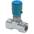Bidirectional flow restrictor valve