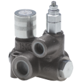Comp.flow contr.valve-with relief valve RF type