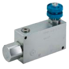 Flow control valve FPVP 1/2 S G (90 l/min, 1/2'' BSP, 3 ways, compensated)