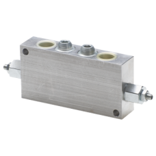 Double acting overcenter valve FPOE120D3/4LA20 (3/4'' BSP, 120l/min)