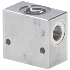 Block 2 ways valve CVE04C