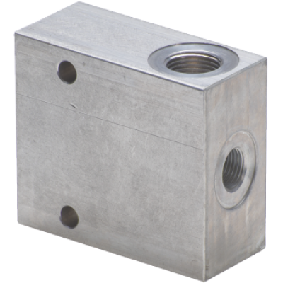 Block 3 ways 1/2 valve CVE306C