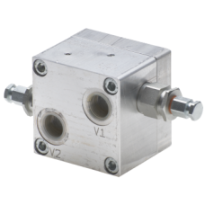 Overcenter valves over motor MOMS type FPO50DVD31/2U35