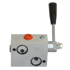 Hand control valve for MOMP/MOMR/MOMH, double acting with pressure relief valve BDR1205/25A