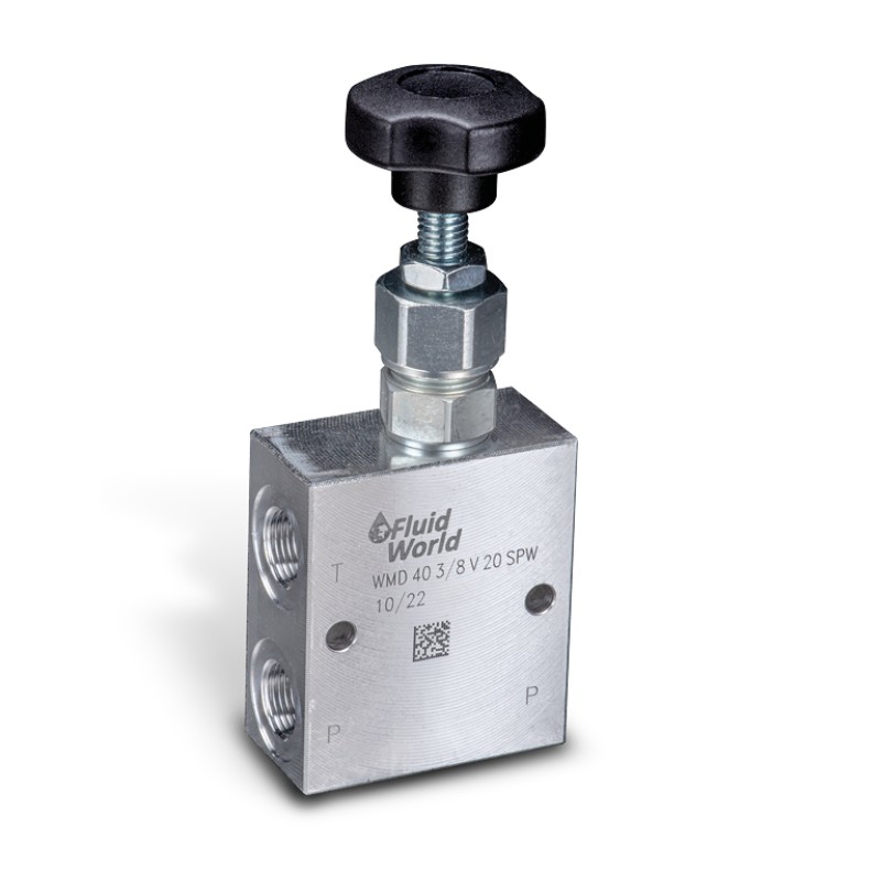 Fluid World WMD40-3/8-V-10 SPW G3/8 pressure relief valve