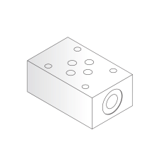 Oleodinamica 2MP ES 06-01-14-1 CETOP 3 connection plate