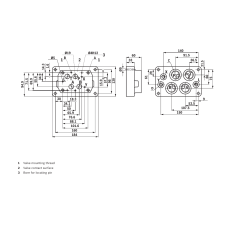 Bosch Rexroth G16A4-1X/G1G1/4-J3-SO003 size 16 directional valve subplate