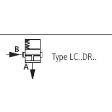 Bosch Rexroth LC32DR20E7X/ normally-open pressure-reducing logic insert