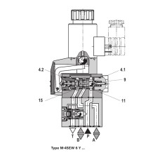 Bosch Rexroth M-4SEW6D3X/420MG24N9K4/B20 4/2 directional seat valve