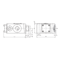 Threaded pilot-operated check valves