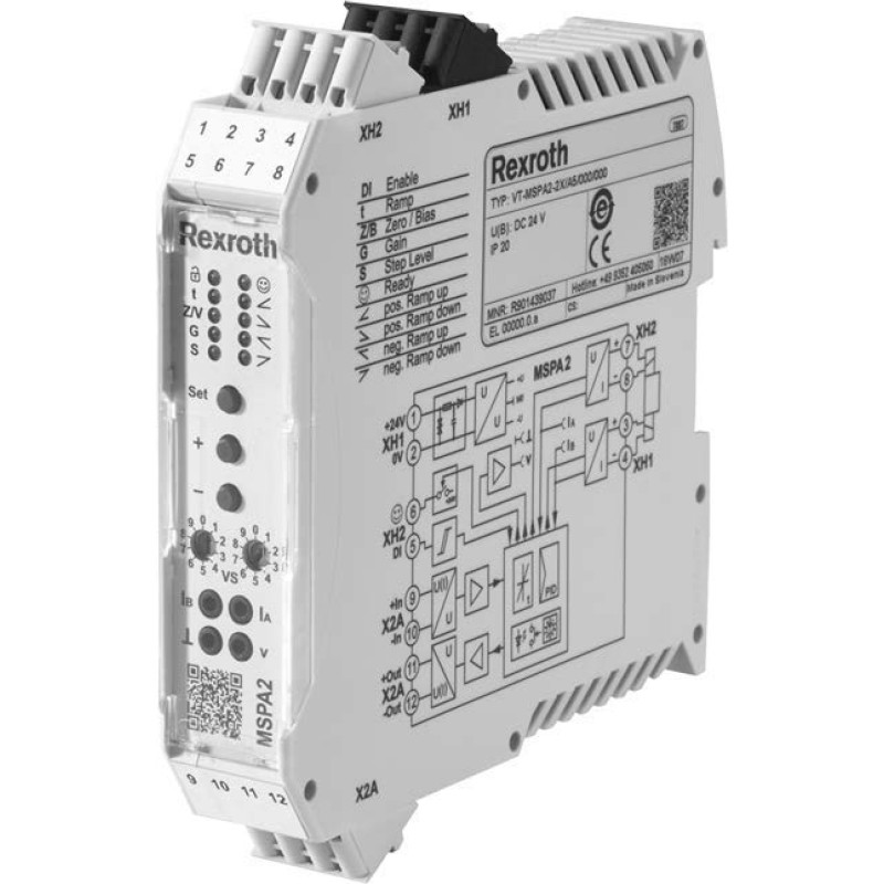 Bosch Rexroth VT-MSPA1-2X/A5/000/000 proportional valve amplifier