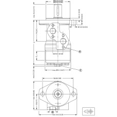 Danfoss OMP 100 151-0612 orbital hydraulic motor