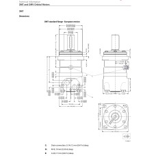 Danfoss OMT 160 151B3000 orbital hydraulic motor Danfoss OMT 160 151B3000 orbital hydraulic motor