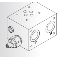 Oleodinamica 2MP EA610083813H CETOP 3 modular subplate