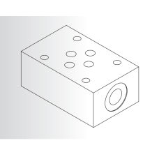 Oleodinamica 2MP ES 06-01-14-4 CETOP 3 connection plate
