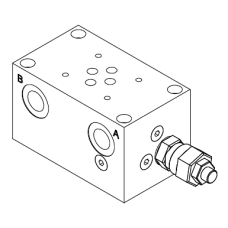Oleodinamica 2MP ES06103814H CETOP 3 subplate with pressure relief