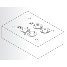 Oleodinamica 2MP ES1603300 CETOP 7 end plate