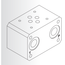 Oleodinamica 2MP ES6100938 CETOP 3 steel parallel modular plate