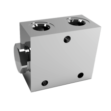 Oleodinamica Marchesini V1032 DFL A CARTUCCIA 3-10 LPM two-way steel flow divider-combiner — cartridge design