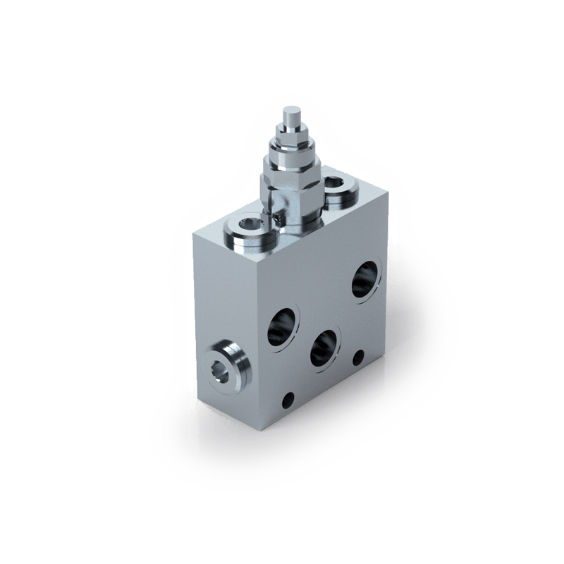Oleodinamica Marchesini V0508/RU/PP single-adjustment relief valve with anti-cavitation