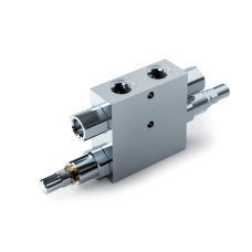 Oleodinamica Marchesini V0446 VBLP 1/2 cross-line relief valve with pilot check valves