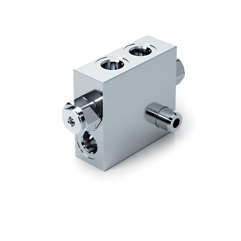 Oleodinamica Marchesini V0190/FLV VBPDE 1/2 A FLV double pilot-operated check valve