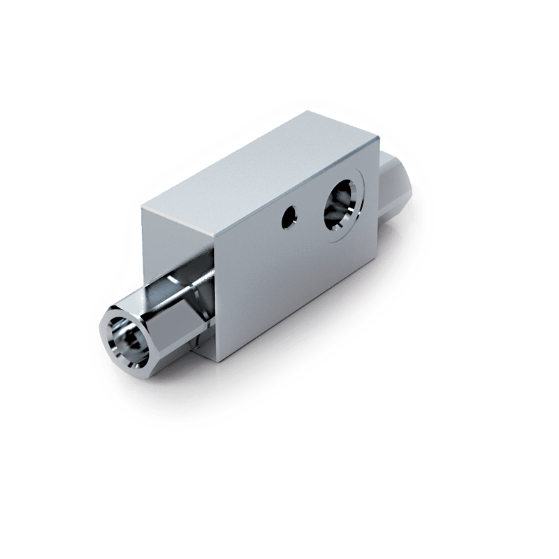 Oleodinamica Marchesini V0181 VBPDE 1/4 AL double pilot-operated check valve