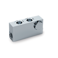 Oleodinamica Marchesini V0117 VBPDE 1/4 L CMP/FLV compact double pilot-operated check valve