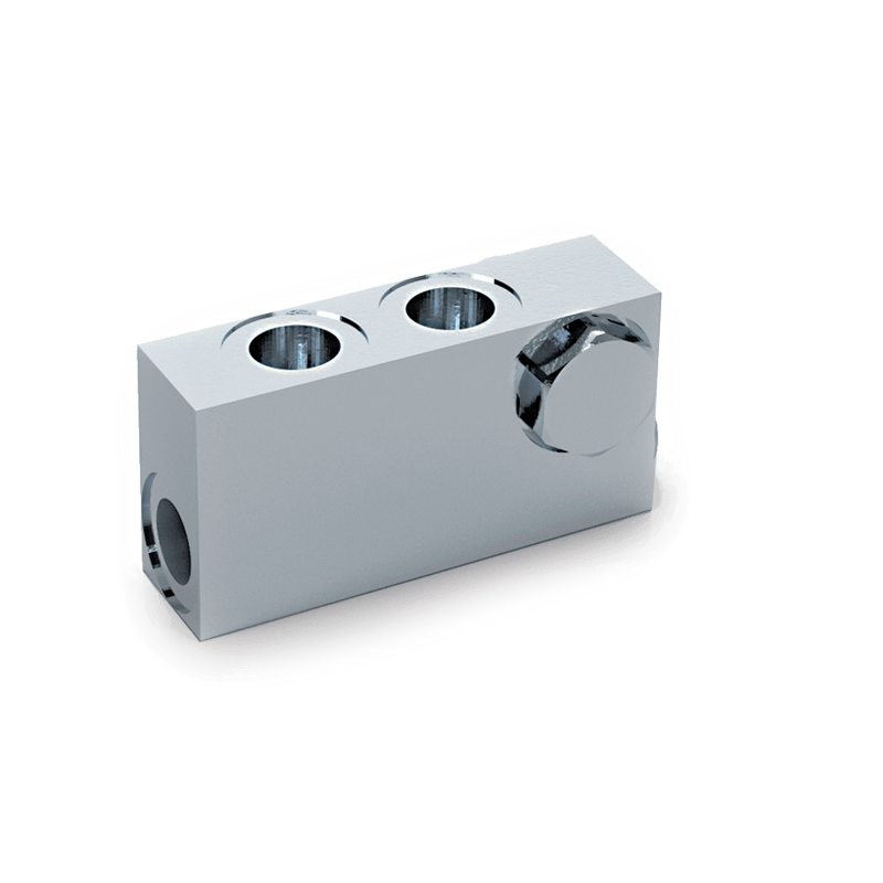 Oleodinamica Marchesini V0117 VBPDE 1/4 L CMP/FLV compact double pilot-operated check valve
