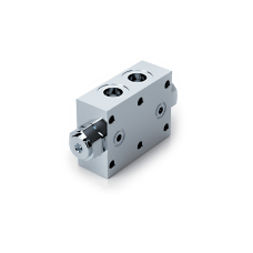 Oleodinamica Marchesini V0185 VBPDE 3/8 FL double pilot-operated check valve