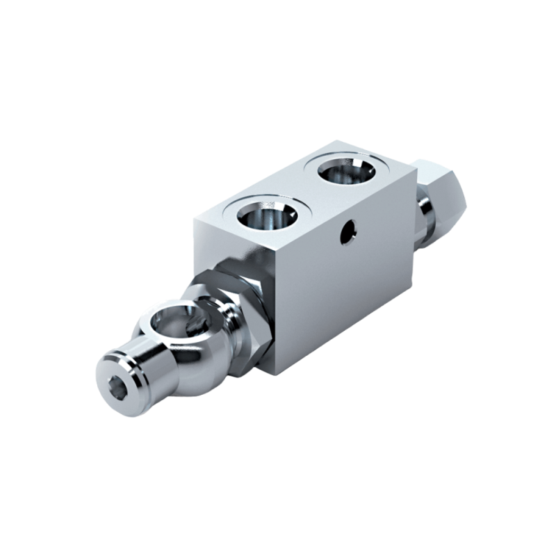 Oleodinamica Marchesini V0112 VBPDE 3/8 L SC double pilot-operated check valve