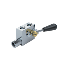 Oleodinamica Marchesini V0072/SE/SX VBPSE 1/4 L C/RUB. single pilot-operated check valve with manual shut-off