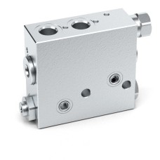 Oleodinamica Marchesini V0281 flangeable single-acting plough overturning valve — VRA 60/80 SE FL