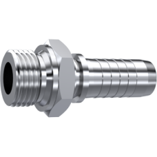 Stainless Steel BSP Male flat seat 842120403