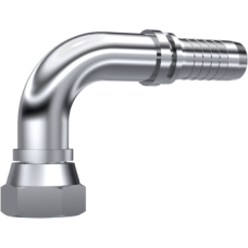 Stainless Steel BSP Swivel female flat seat (90° Elbow) 842070404