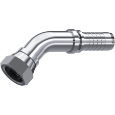 Stainless Steel BSP Swivel female flat seat (45° Elbow) 842080404
