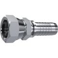 Stainless Steel Double hexagonal BSP Swivel female cone 60°