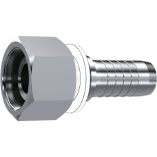 Stainless Steel Metric female swivel without o.ring 24° cone 84814140804
