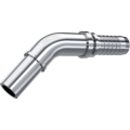 Fractional Standpipe for inch tube (45° Elbow)