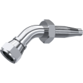 Stainless Steel 45° reusable Swivel female  thread JIC cone 37 °