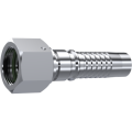 Stainless Steel BSP 60° cone Swivel female Interlock with o.ring wire nut