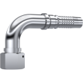 BSP 60° cone Swivel female Interlock (90° Elbow) with o.ring wire nut