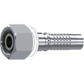 Stainless Steel Metric swivel female 24° seat serie S Interlock with o.ring