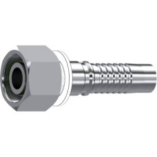 Stainless Steel Metric swivel female 24° seat serie S Interlock with o.ring Z64204302012