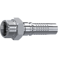Stainless Steel Metric male stud 24° cone serie S Interlock
