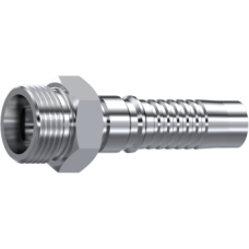 Stainless Steel Metric male stud 24° cone serie S Interlock Z64203302012
