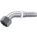 Stainless Steel Interlock ORFS Swivel female (45° Elbow)