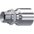 Stainless Steel 43-Series Hose Fittings One piece BSP male 60° cone